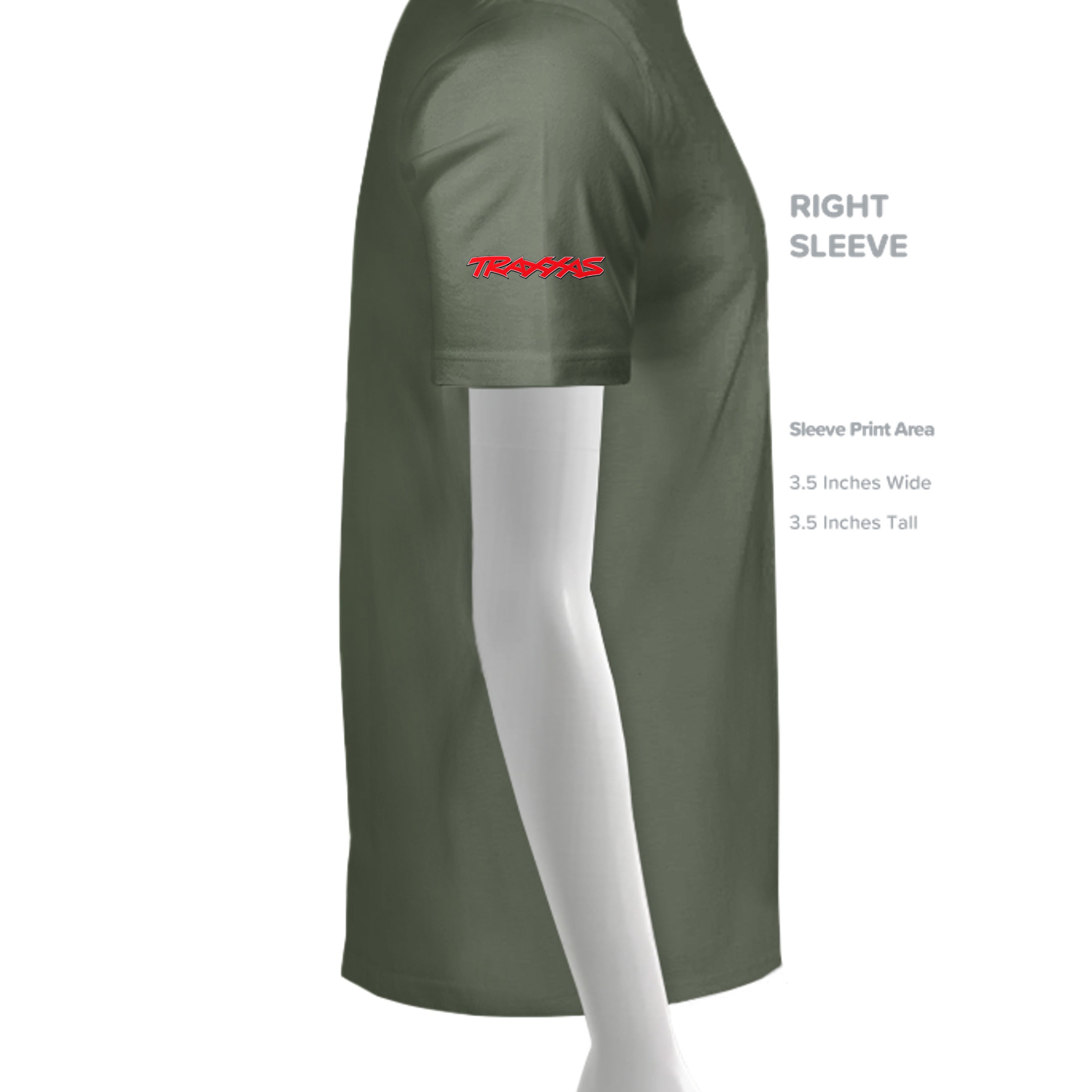 MILITARY GREEN - G200 - SLEEVE_RIGHT